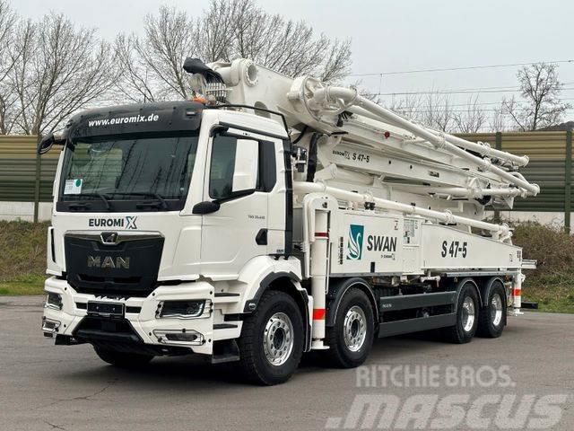 MAN TGS 35.510 8x4 SWAN TSP 47-5 160RZ ( 47m ) Kamioni mikseri za beton