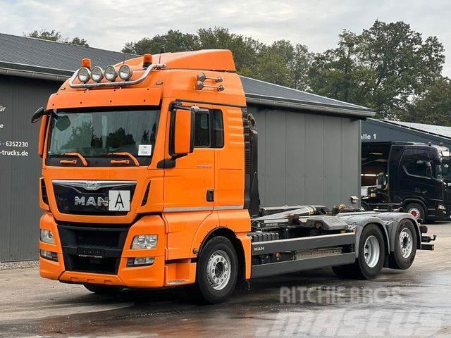 MAN TGX 26.440 6x2 Euro6 Meiller Hakenlift Rol kiper kamioni s kukama za dizanje