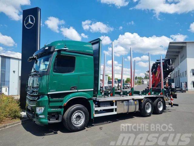 Mercedes-Benz Arocs 2651 L 6x4 + Kran: Epsilon M12Z91 Kamioni za drva