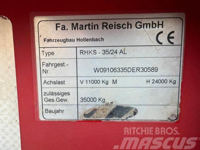 Reisch RHKS-35/24AL *Alu/Stahl Kippaufl./SAF/27m³* Kiper poluprikolice