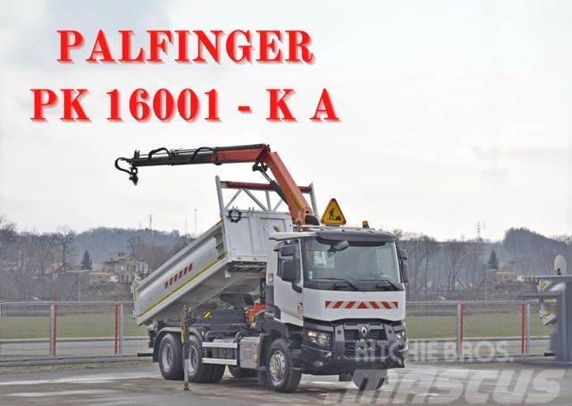 Renault C 380 * KIPPER 5,20 m* PK 16001 - K A+ FUNK /6x4 Kamioni sa kranom