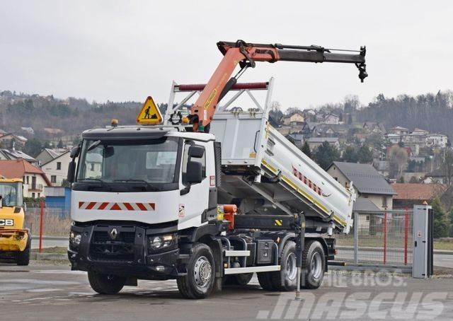 Renault C 380 * KIPPER 5,20 m* PK 16001 - K A+ FUNK /6x4 Kamioni sa kranom