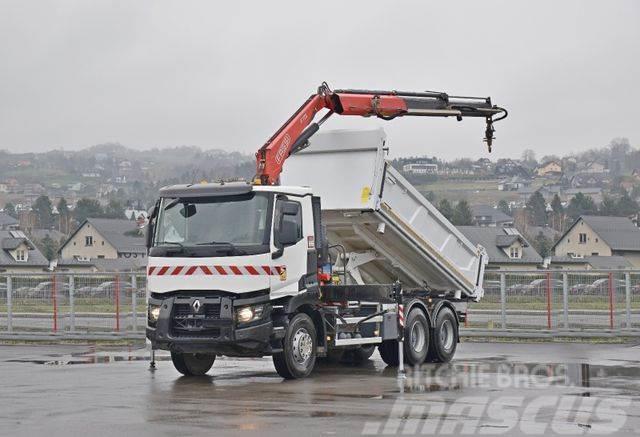 Renault C380 *KIPPER 5,10 m* FASSI F175A.0.22+FUNK /6x4 Kamioni sa kranom