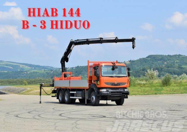 Renault KERAX 410 * HIAB 144 B-3 HIDUO / 6x4 * TOP Kamioni sa kranom