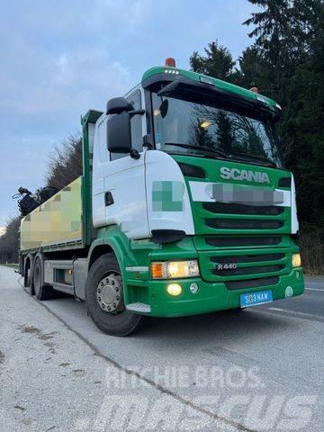Scania R 440 LB6x2*4HNB Hiab 166 Funkfernsteuerung Kamioni sa kranom