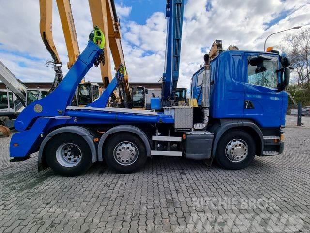 Scania R 450/6x2/AC/Euro 6/Lift-&amp;Lenkachse/TÜV &amp;  Demontažnii kamioni za podizanje kabela