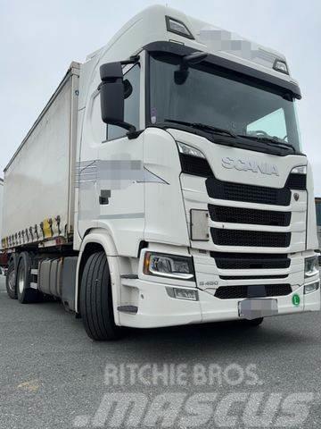 Scania R450 6X2 BDF WAP MIT ANHÄNGER Kamioni sa ceradom