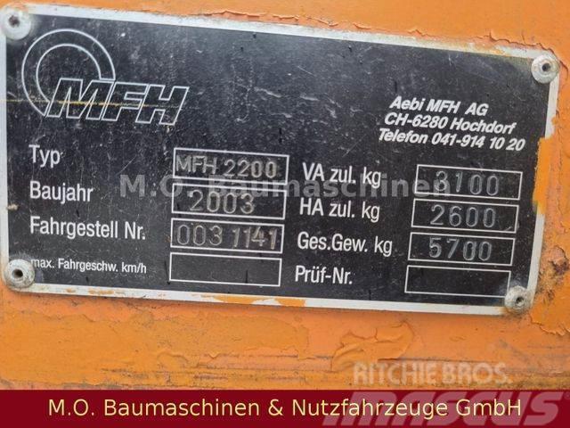 Schmidt AEBI Bougie MFH 2200 / Kehrmaschine / Kamioni za čišćenje ulica