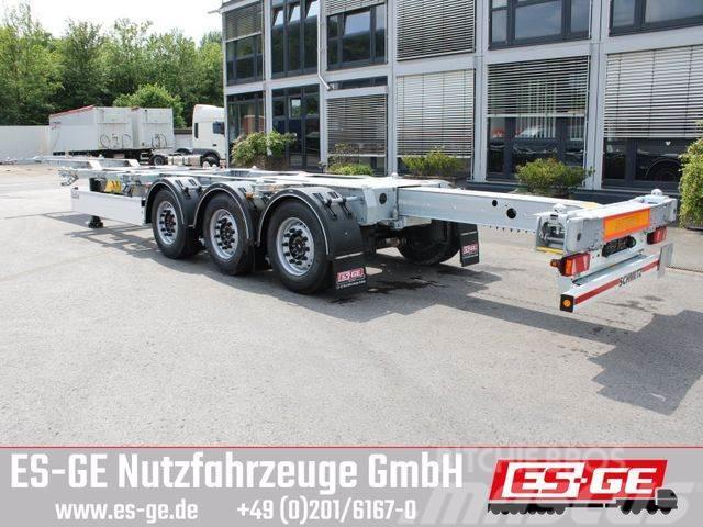 Schmitz Cargobull 3-Achs-Containerchassis Nisko-utovarne poluprikolice