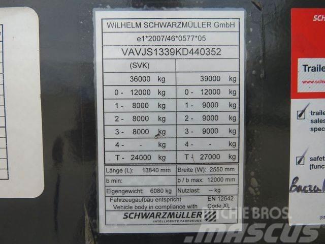 Schwarzmüller S 1*J-Serie*Standart*Lift Achse*XL Code* Poluprikolice sa ceradom