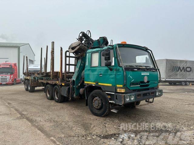 Tatra T 815 woodtransporter 6x6, crane+WILD 789+101 Kamioni za drva