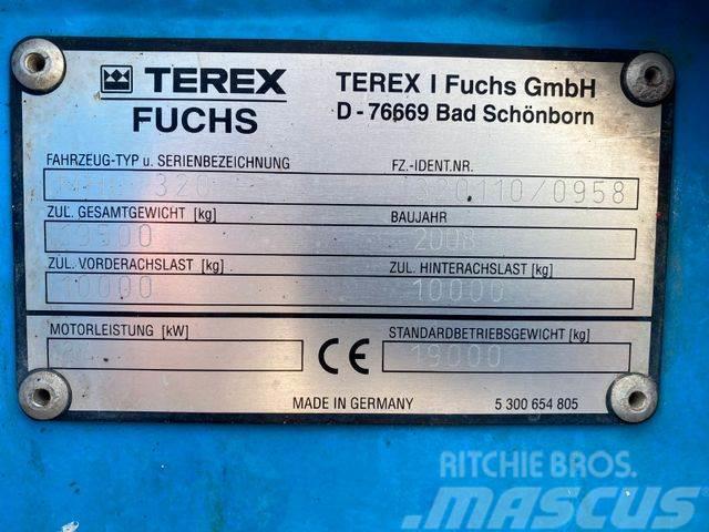 Terex Fuchs MHL 320 Umschlagbagger **BJ. 2008 * 7701H Bageri na kotačima