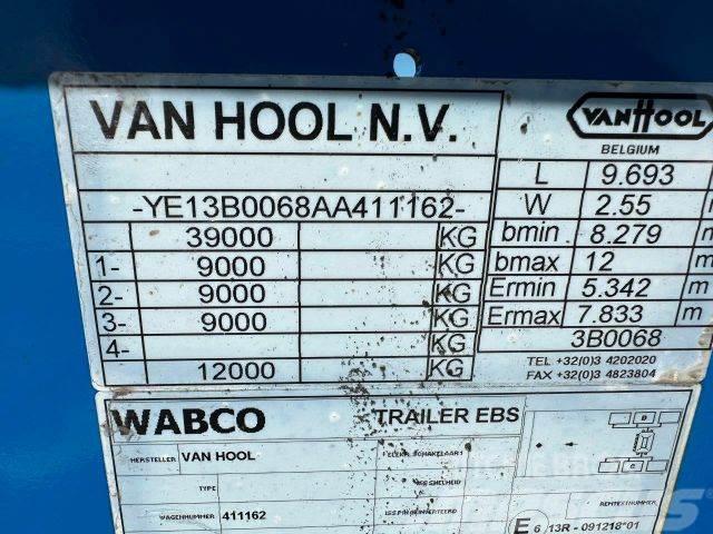 Van Hool LOWDECK for containers vin 162 Skeletne poluprikolice