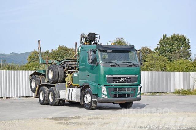 Volvo FH 500 * LOGLIFT F251 S80A + Anhänger /6x4 Kamioni za drva