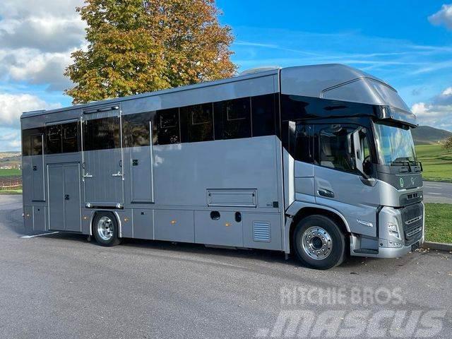 Volvo FM 380, 5 Pferde,Wohnung m Pop Out Kamioni za transport stoke