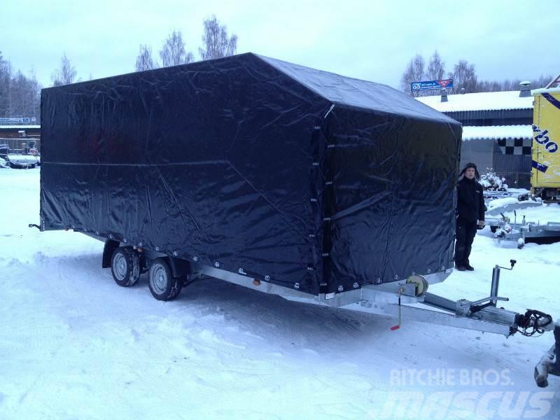 Boro ATLAS 6x2,2x1,9 3500 kg pressu Prikolice sa ceradom