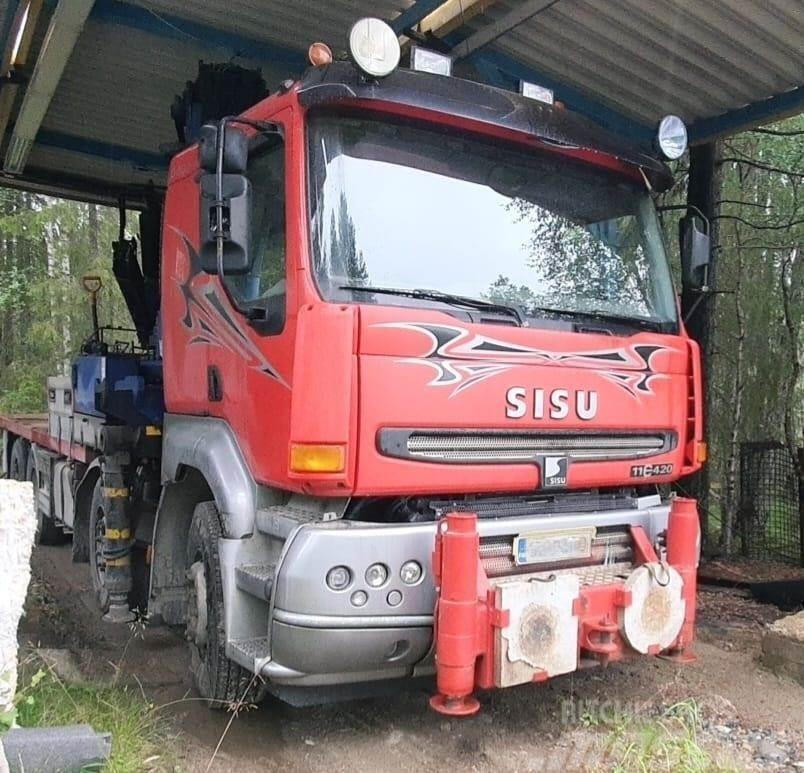Sisu E11 420 Kamioni sa kranom