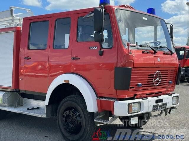 Mercedes-Benz LK 1222 4x4 Ziegler Feuerwehr 1620 L. Tank+Pumpe Sanduk kamioni