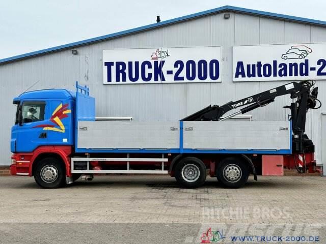 Scania R400 Atlas Tirre 191L 9m=1,7t. 7m Ladefl. 1.Hand Kamioni sa otvorenim sandukom