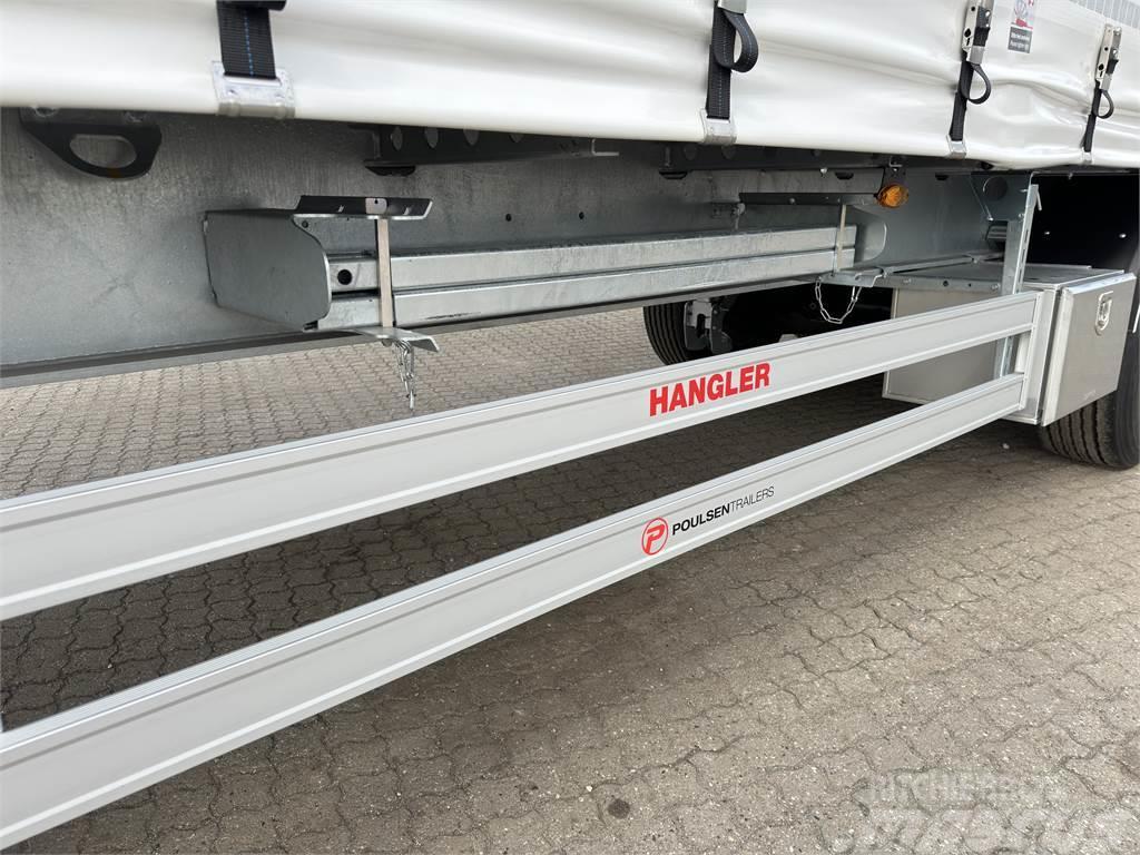 Hangler 3-aks 45-tons gardintrailer Nordic Poluprikolice sa ceradom