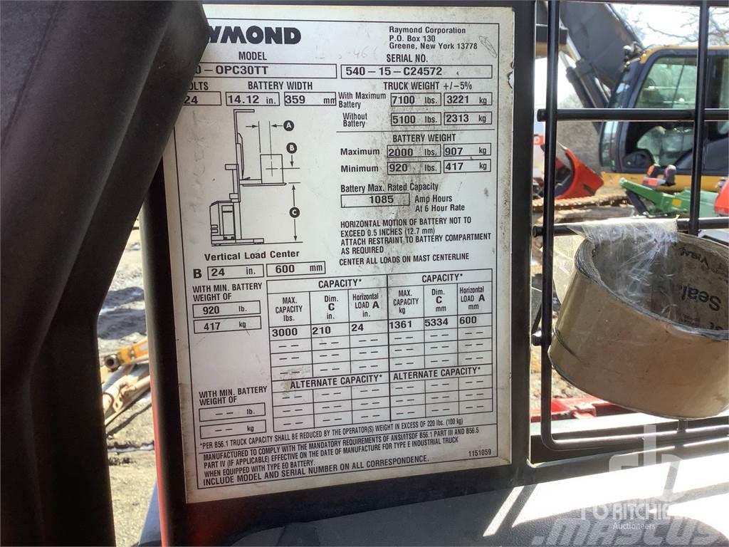 Raymond 540-OPC30TT Električni viličari
