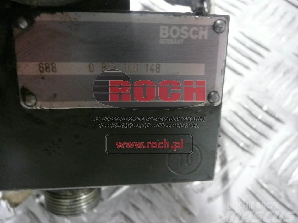 Bosch 688 0813100148 - 1 SEKCYJNY + ELEKTROZAWÓR + CEWKI Hidraulika