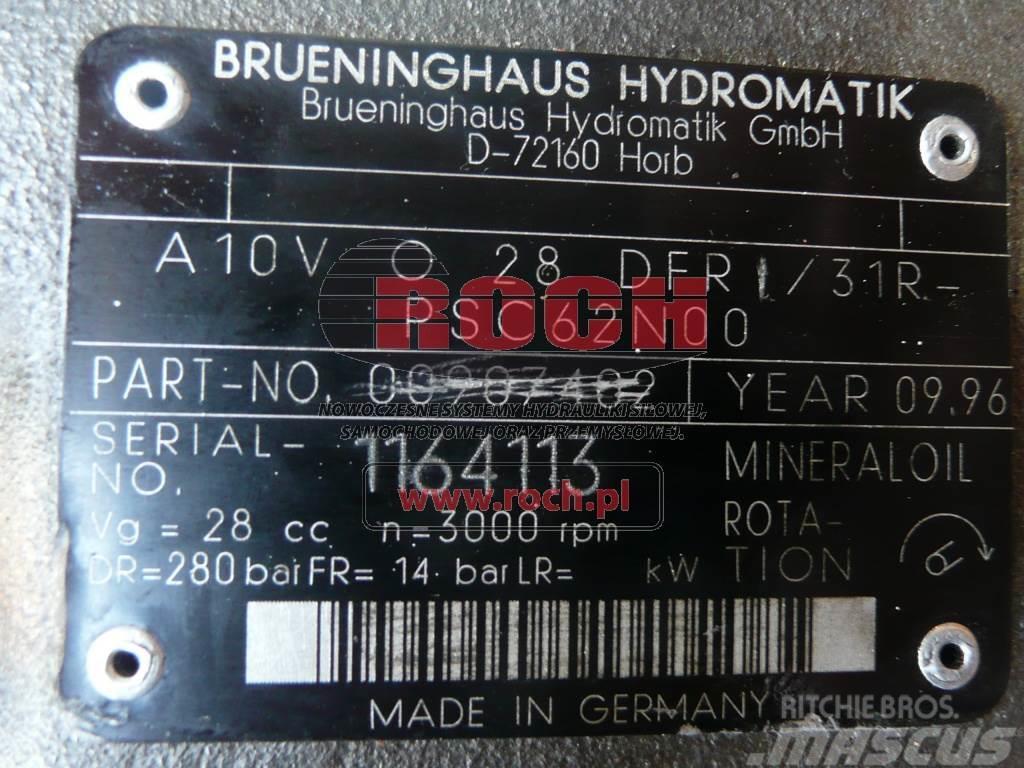 Brueninghaus Hydromatik A10VO28DFR/31R-PSC62N00 00907402 Hidraulika