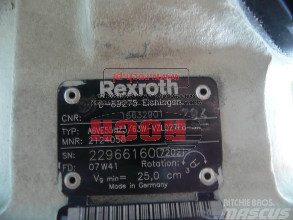 Rexroth A6VE55HZ3/63W-VLZ027FB-SK 2124058 16632901 + GFT17 Motori