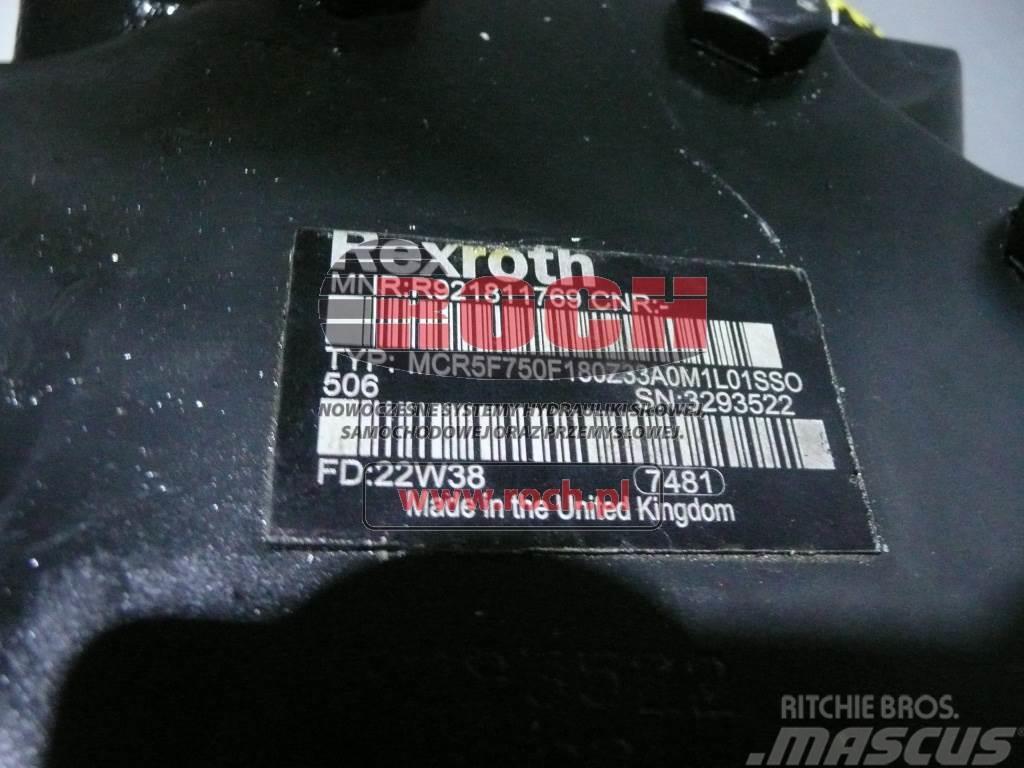 Rexroth MCR5F750F180Z33A0M1L01SS0506 Motori