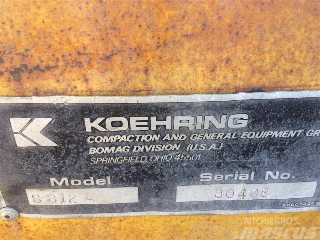 Koehring S812A Valjci sa jednim bubnjem