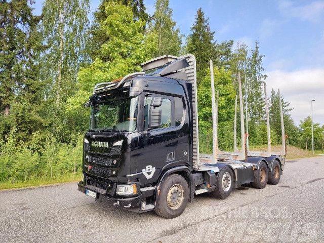 Scania R 730 B8x4NB, Korko 1,99% Kamioni za drva