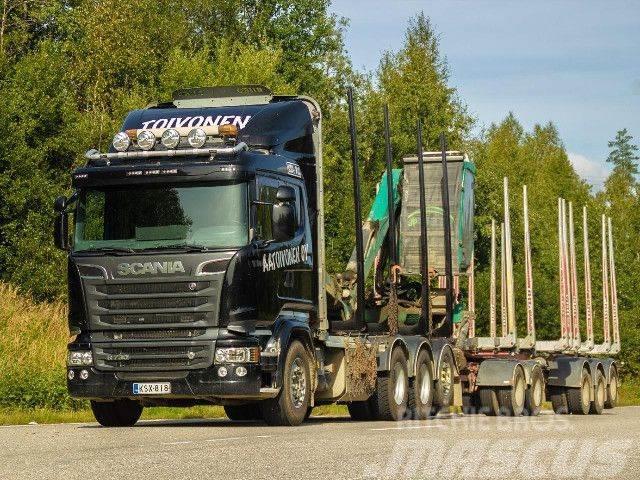 Scania R 730 LB8x4*4HNB+Kesla 2112T+Jyki 5-aks. Kamioni za drva