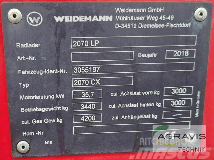 Weidemann 2070 CX LP Utovarivači na kotačima