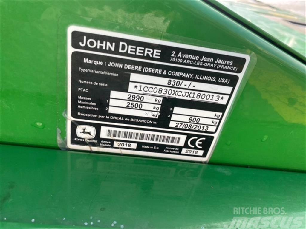 John Deere 830 Uređaji za kosilice