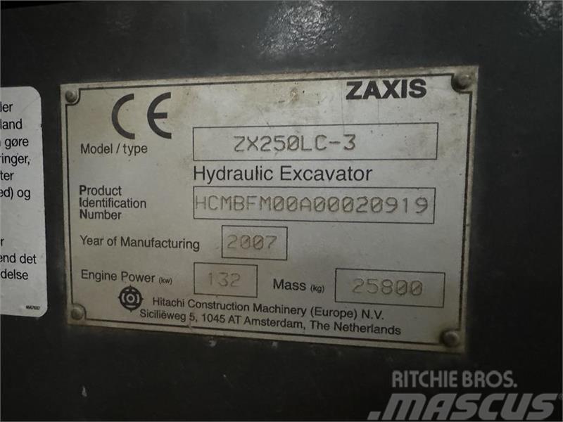 Hitachi Zaxis 250LC-3 Bageri gusjeničari