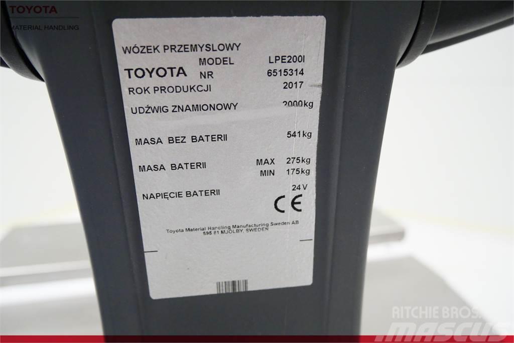 Toyota LPE200I Nisko podizni električni viličar sa platformu