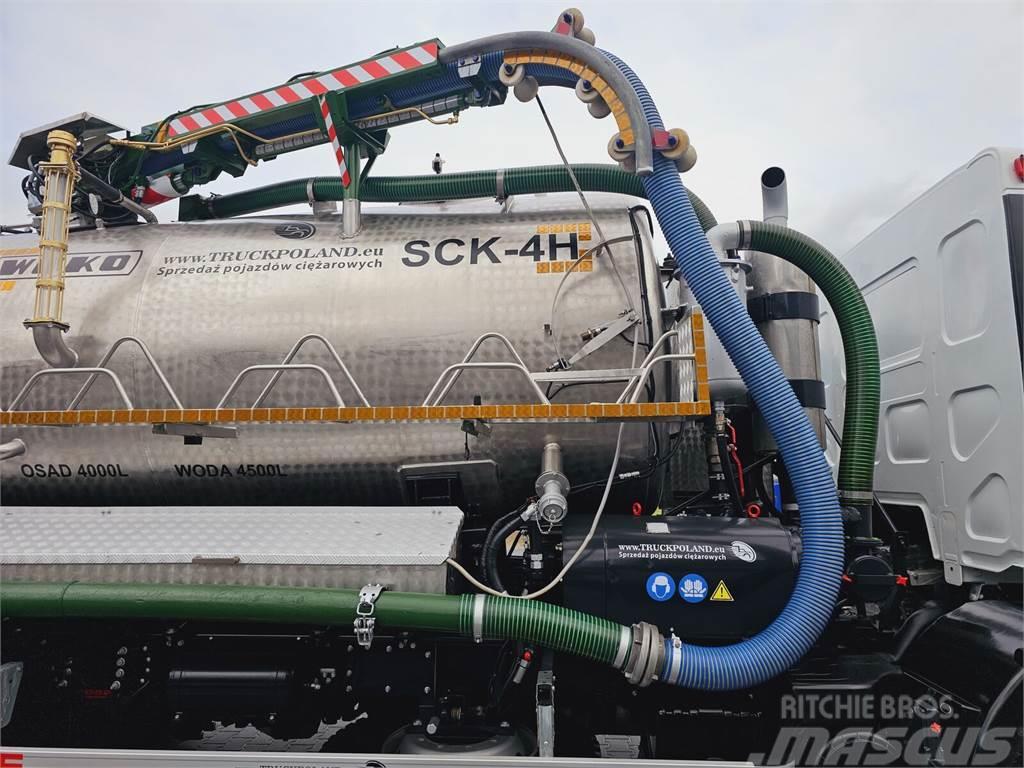 DAF WUKO SCK-4HW for collecting waste liquid separator Kombiji / vakuumski kamioni