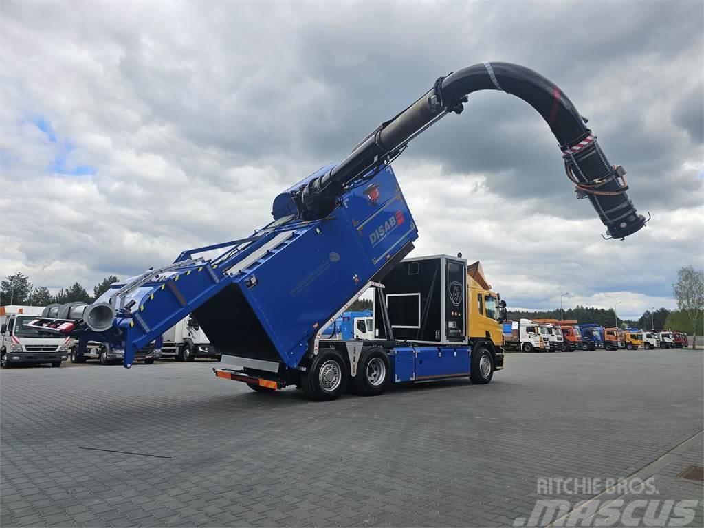 Scania DISAB ENVAC Saugbagger vacuum cleaner excavator su Kombiji / vakuumski kamioni