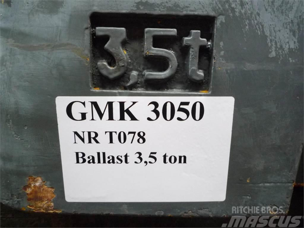 Grove GMK 3050 counterweight 3,5 ton Oprema i dijelovi za kranove