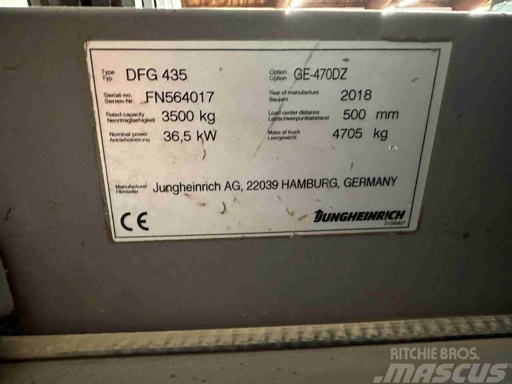 Jungheinrich DFG 435 - TRIPLEX 4,7 m Dizelski viličari