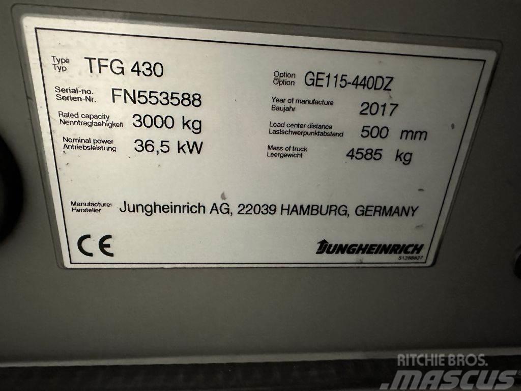 Jungheinrich TFG 430 - TRIPLEX 4,4 m Plinski viličari
